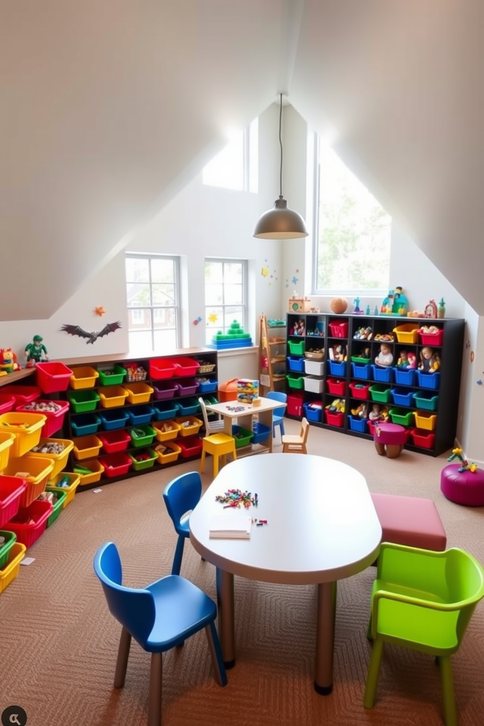 Attic Playroom Design Ideas 16