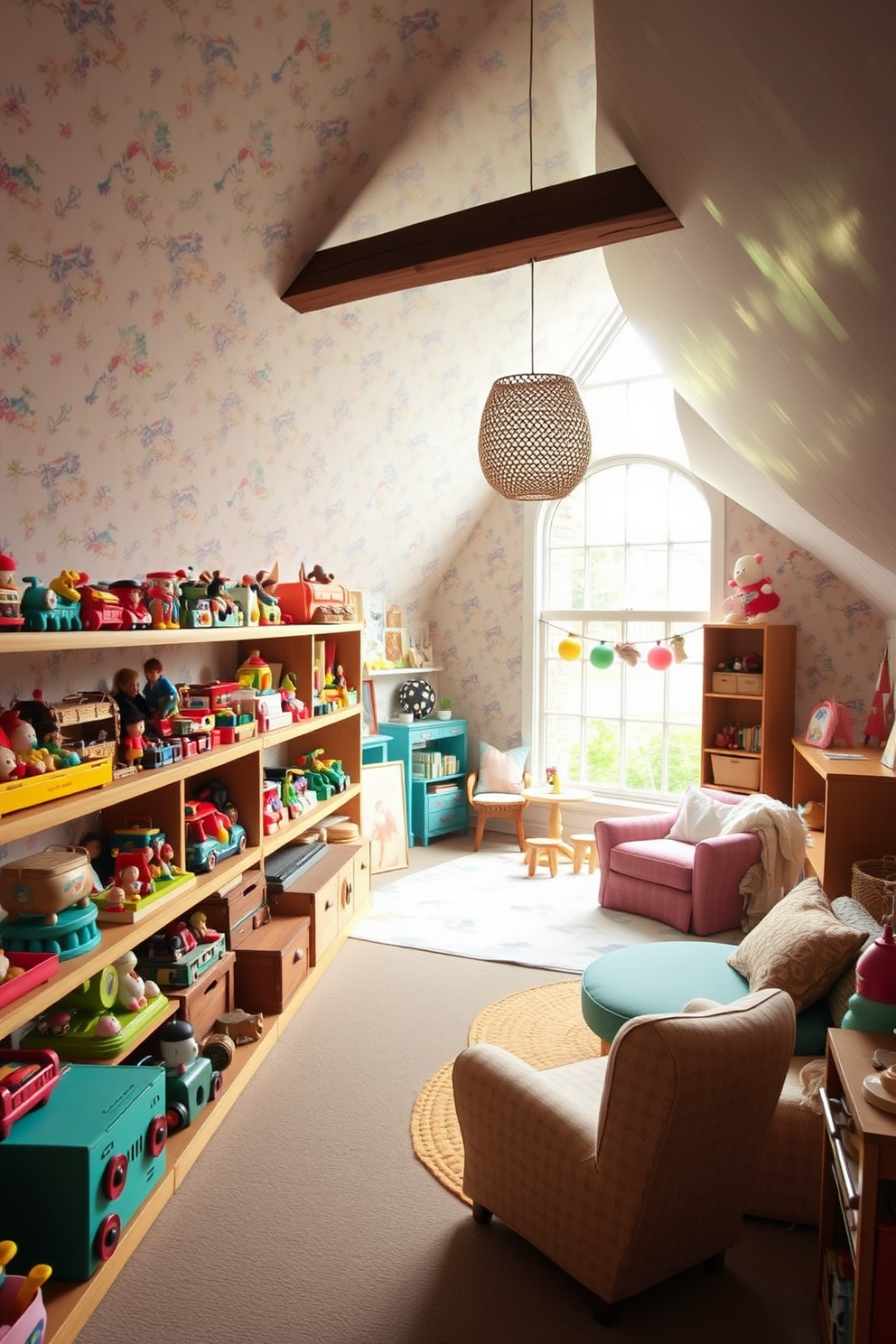 Attic Playroom Design Ideas 23