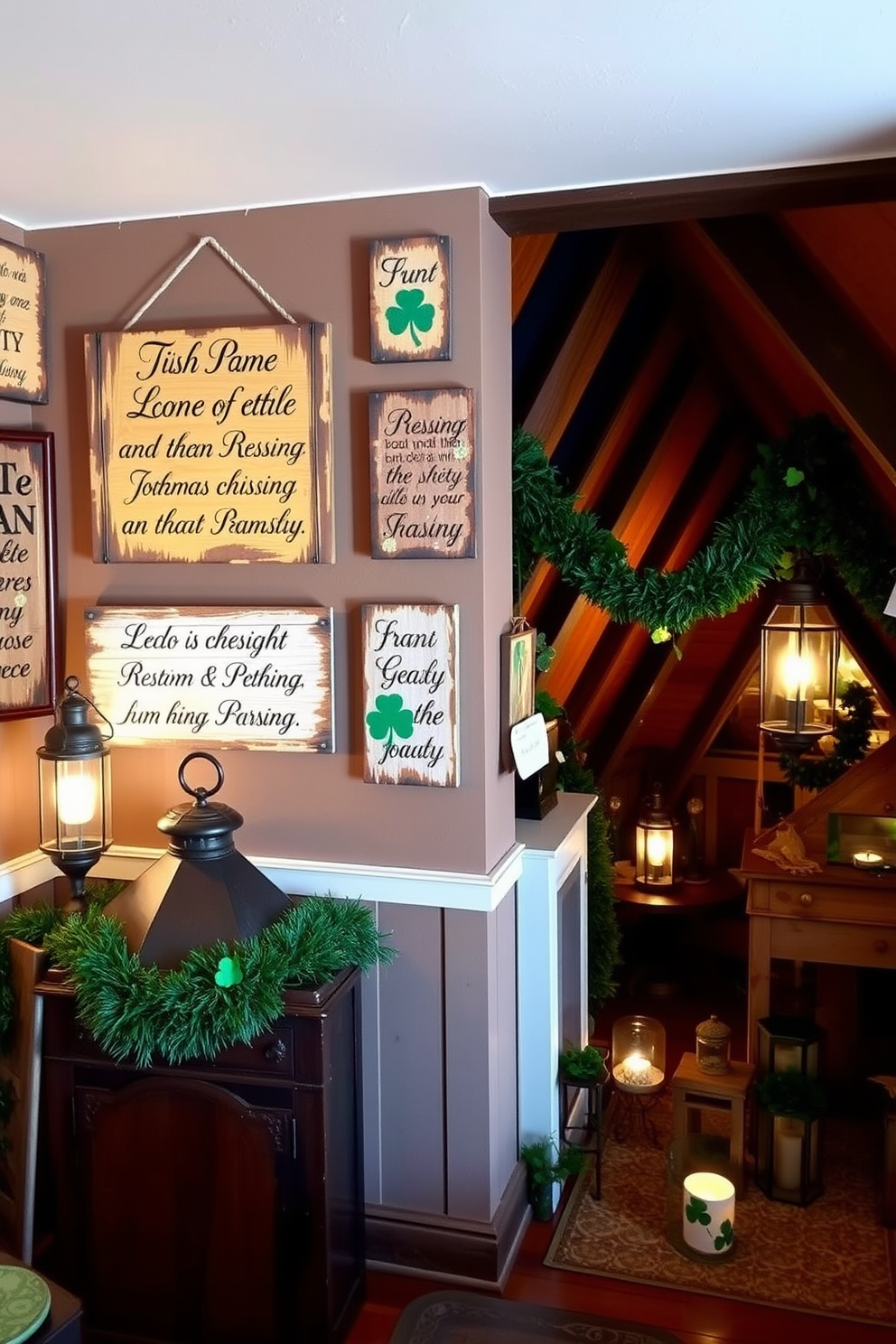 Attic St Patricks Day Decorating Ideas 13