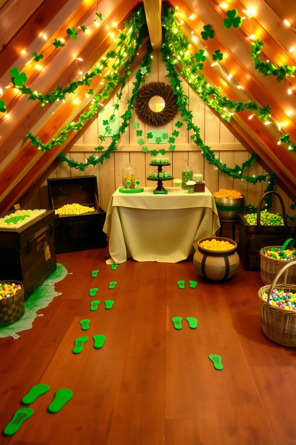 Attic St Patricks Day Decorating Ideas 16