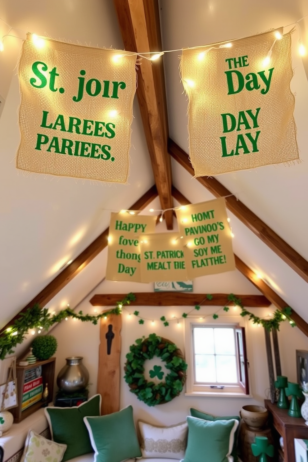 Attic St Patricks Day Decorating Ideas 17