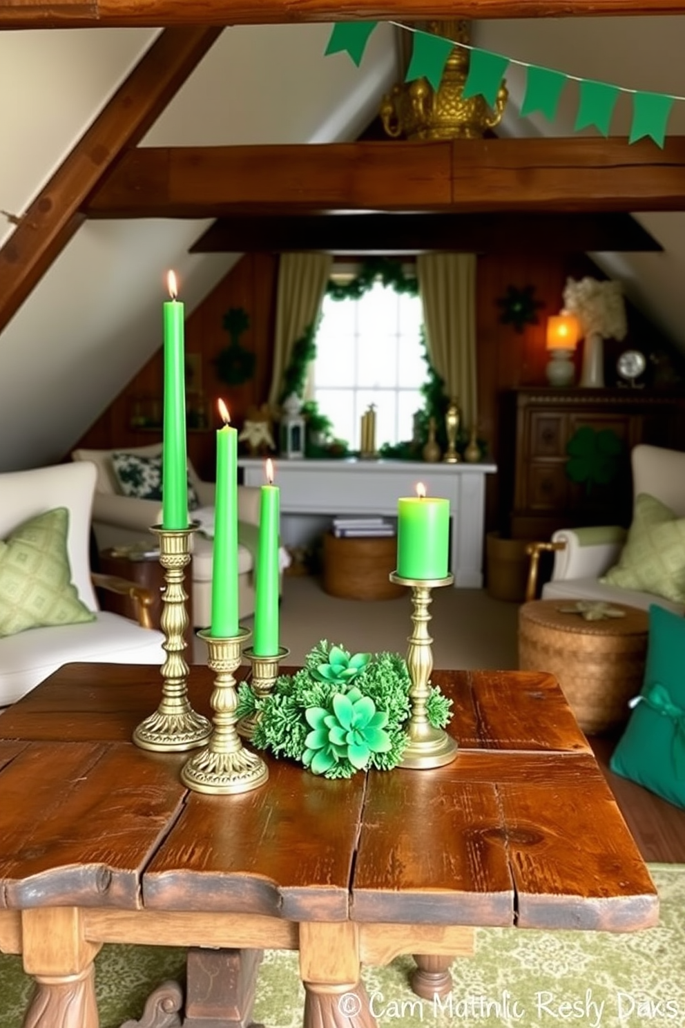 Attic St Patricks Day Decorating Ideas 23