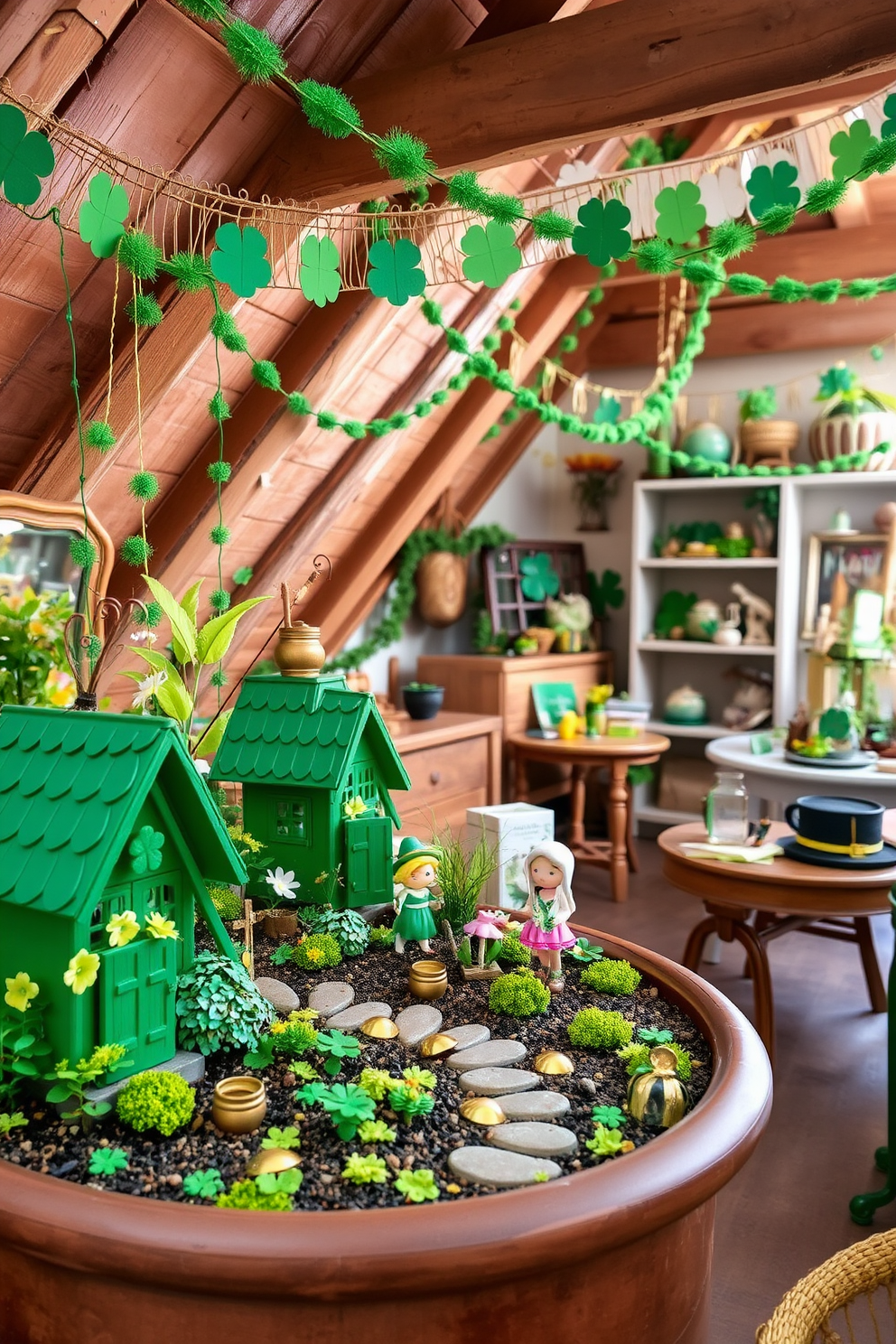 Attic St Patricks Day Decorating Ideas 24