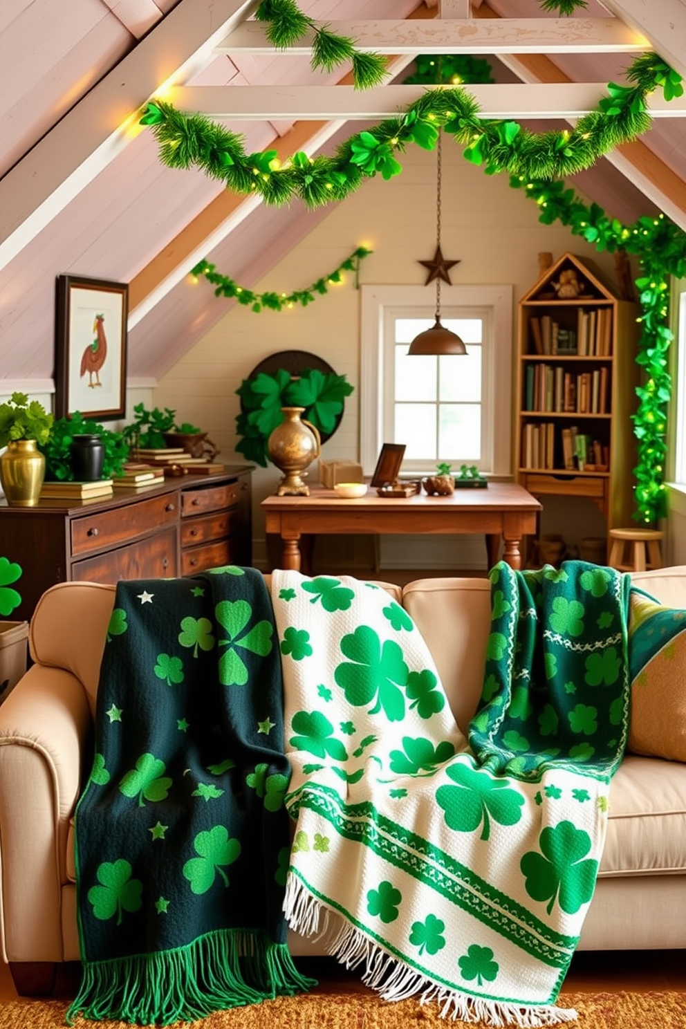 Attic St Patricks Day Decorating Ideas 27