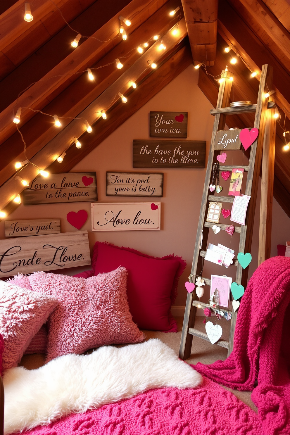 Attic Valentines Day Decorating Ideas 24