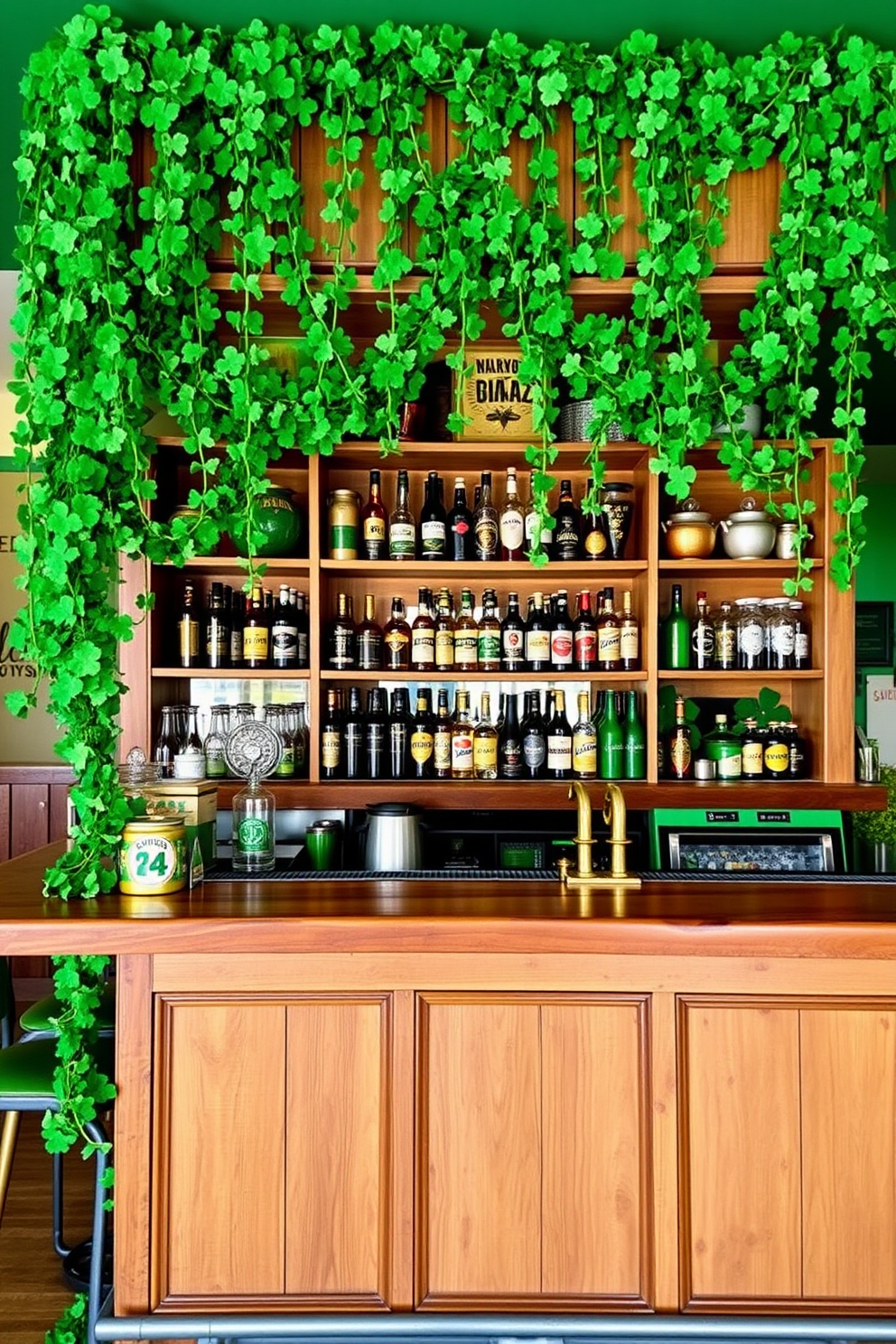 Bar Area St Patricks Day Decorating Ideas 2