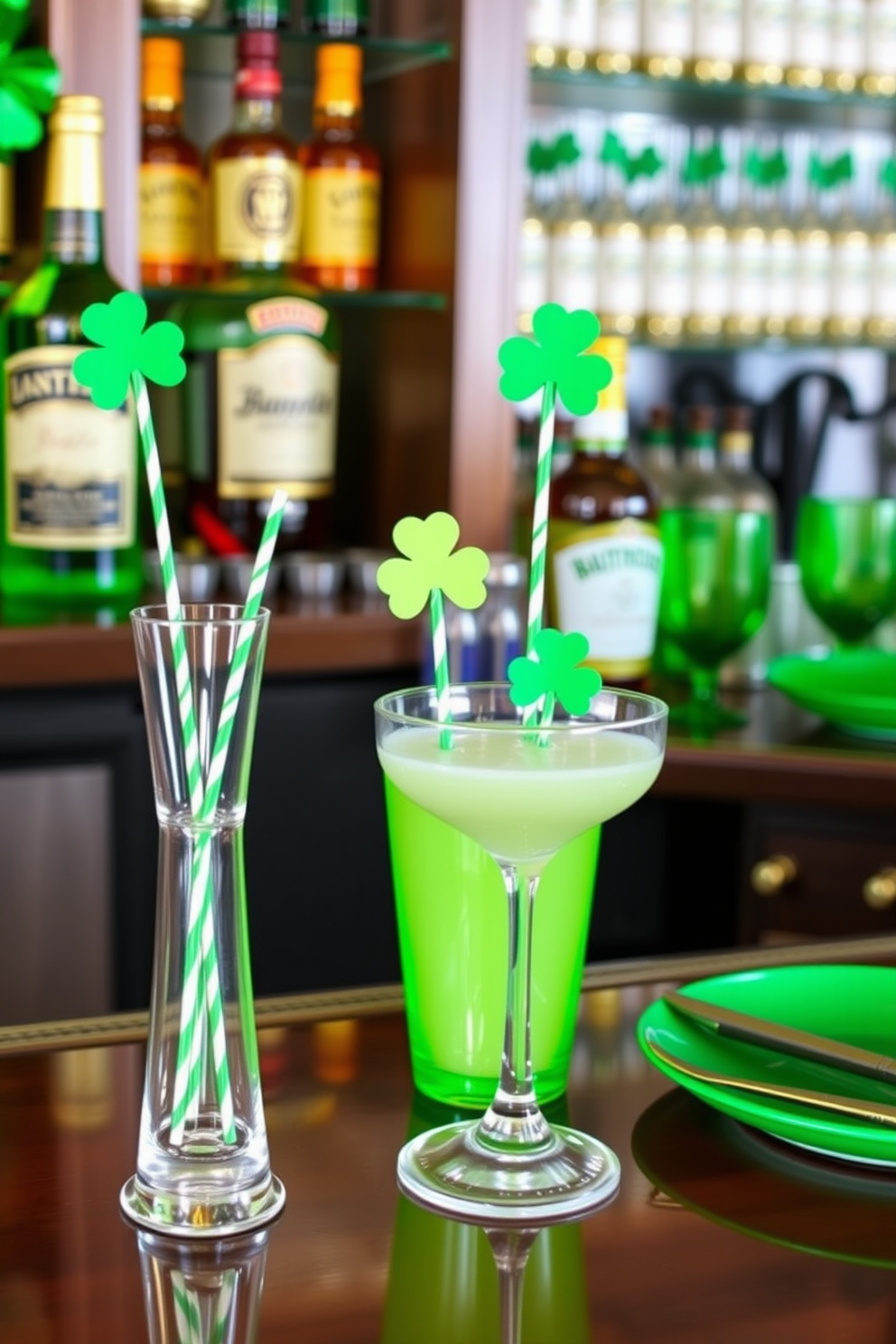 Bar Area St Patricks Day Decorating Ideas 21