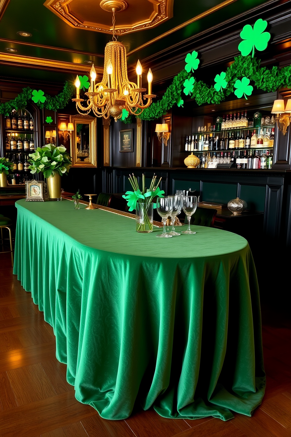 Bar Area St Patricks Day Decorating Ideas 22