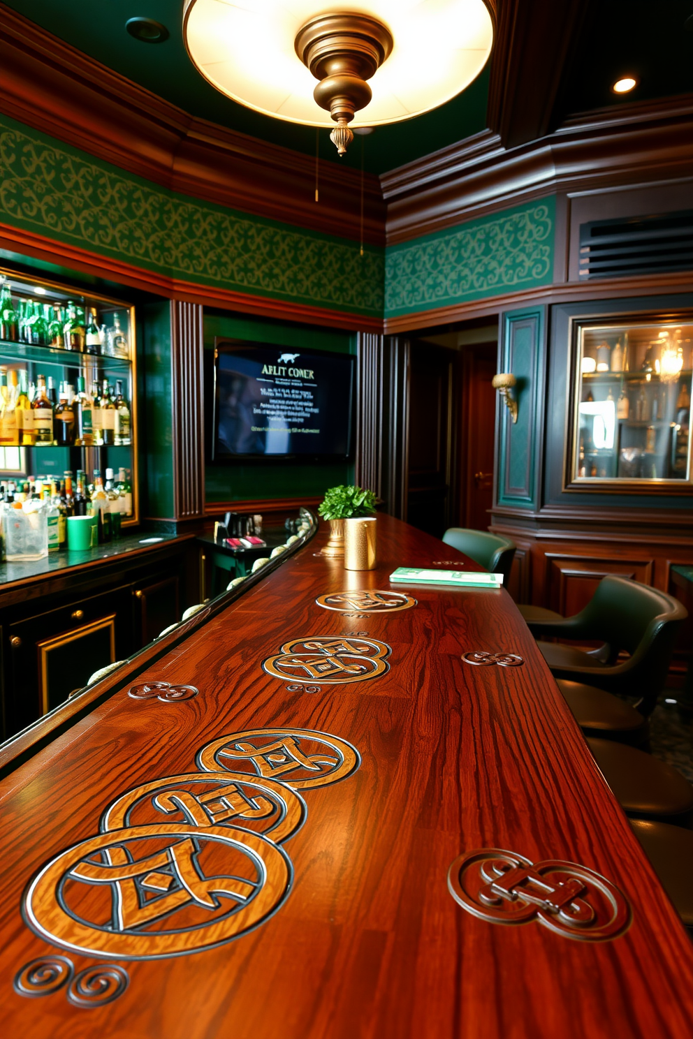 Bar Area St Patricks Day Decorating Ideas 23