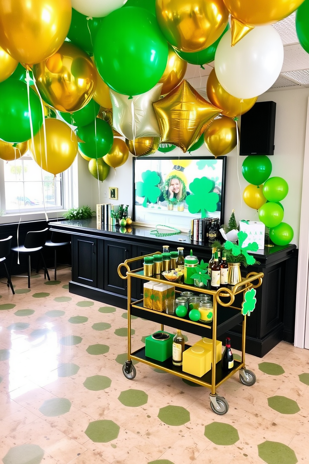 Bar Area St Patricks Day Decorating Ideas 25