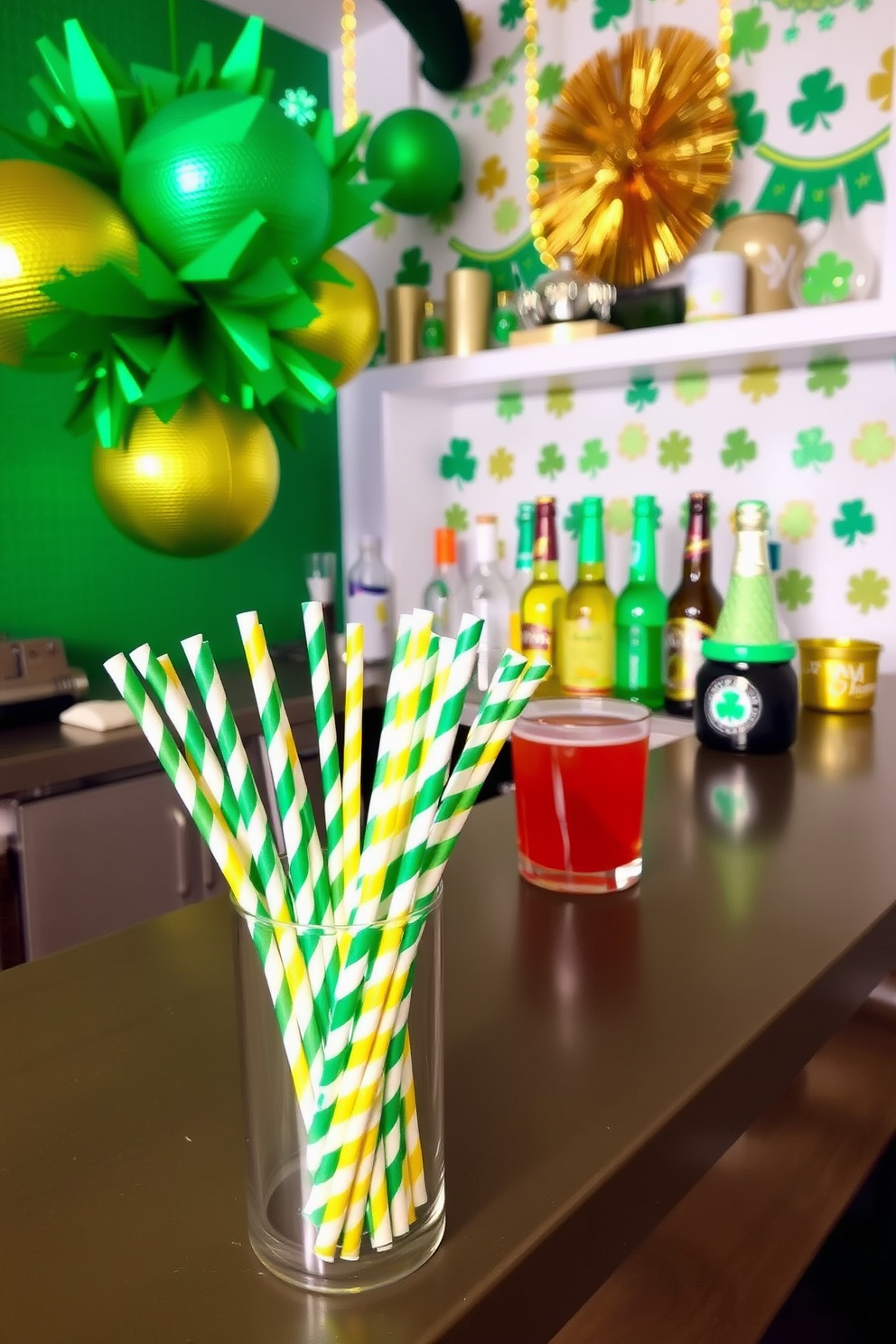 Bar Area St Patricks Day Decorating Ideas 28