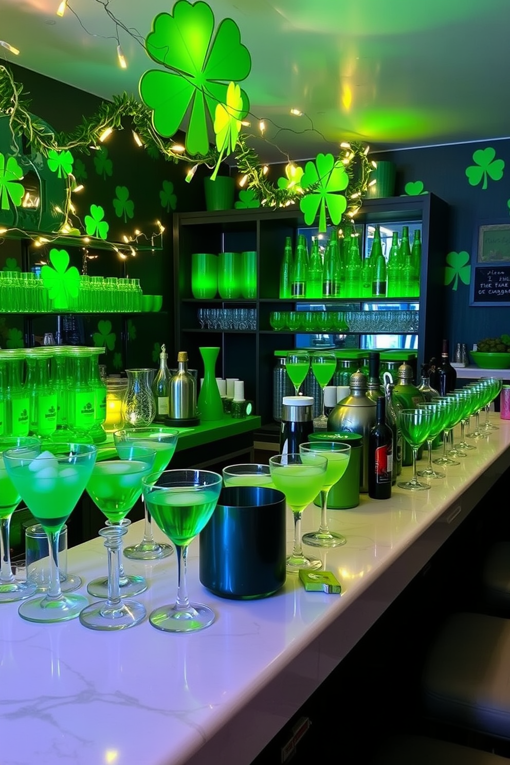 Bar Area St Patricks Day Decorating Ideas 5