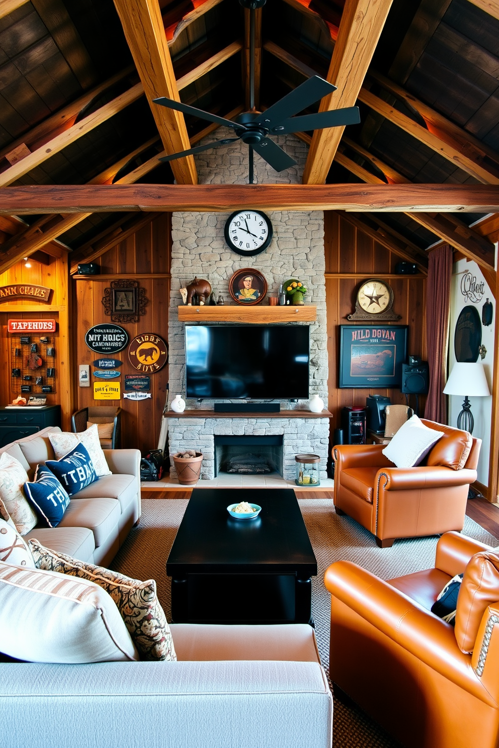 Barn Man Cave Design Ideas 15