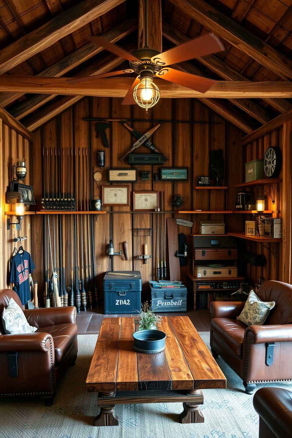 Barn Man Cave Design Ideas 26