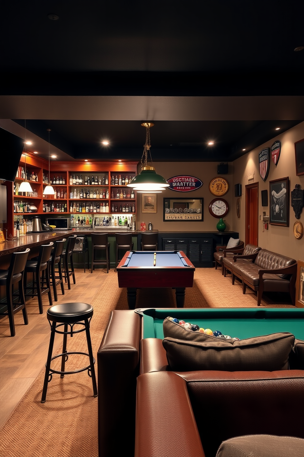 Basement Bar Design Ideas 22