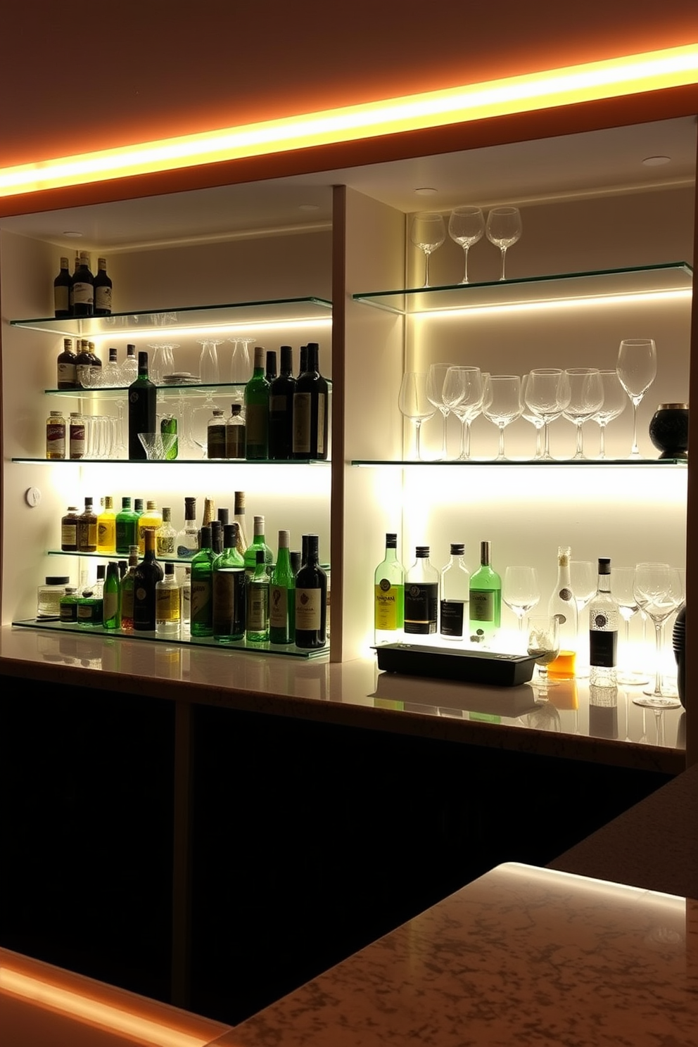 Basement Bar Design Ideas 23