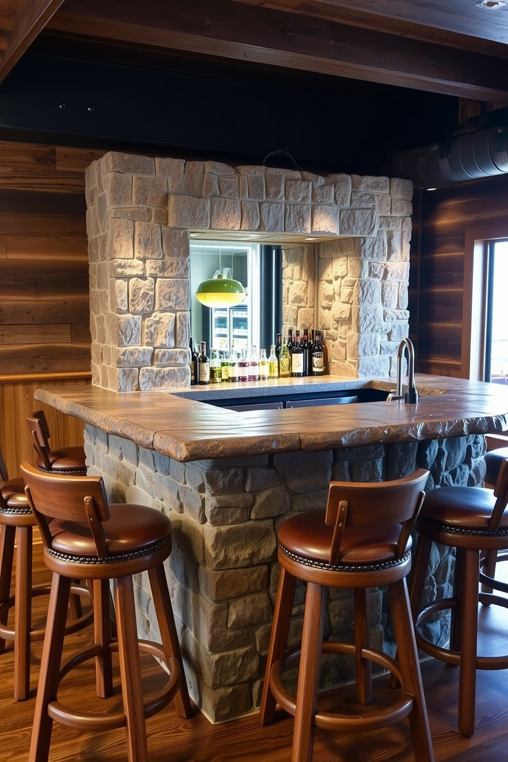 Basement Bar Design Ideas 29