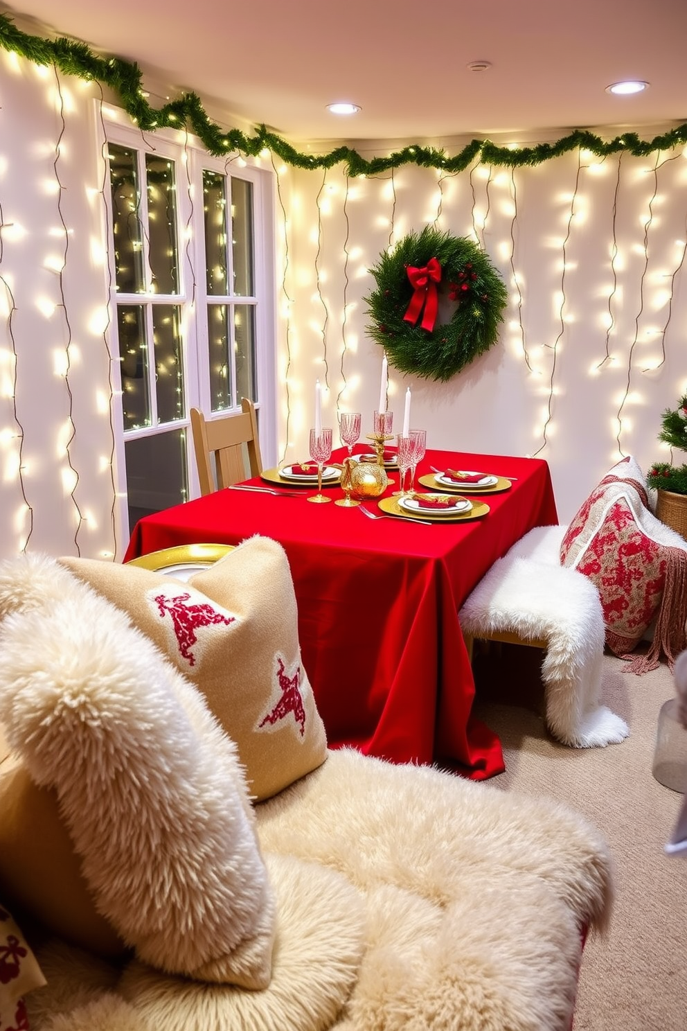 Basement Christmas Decorating Ideas 13