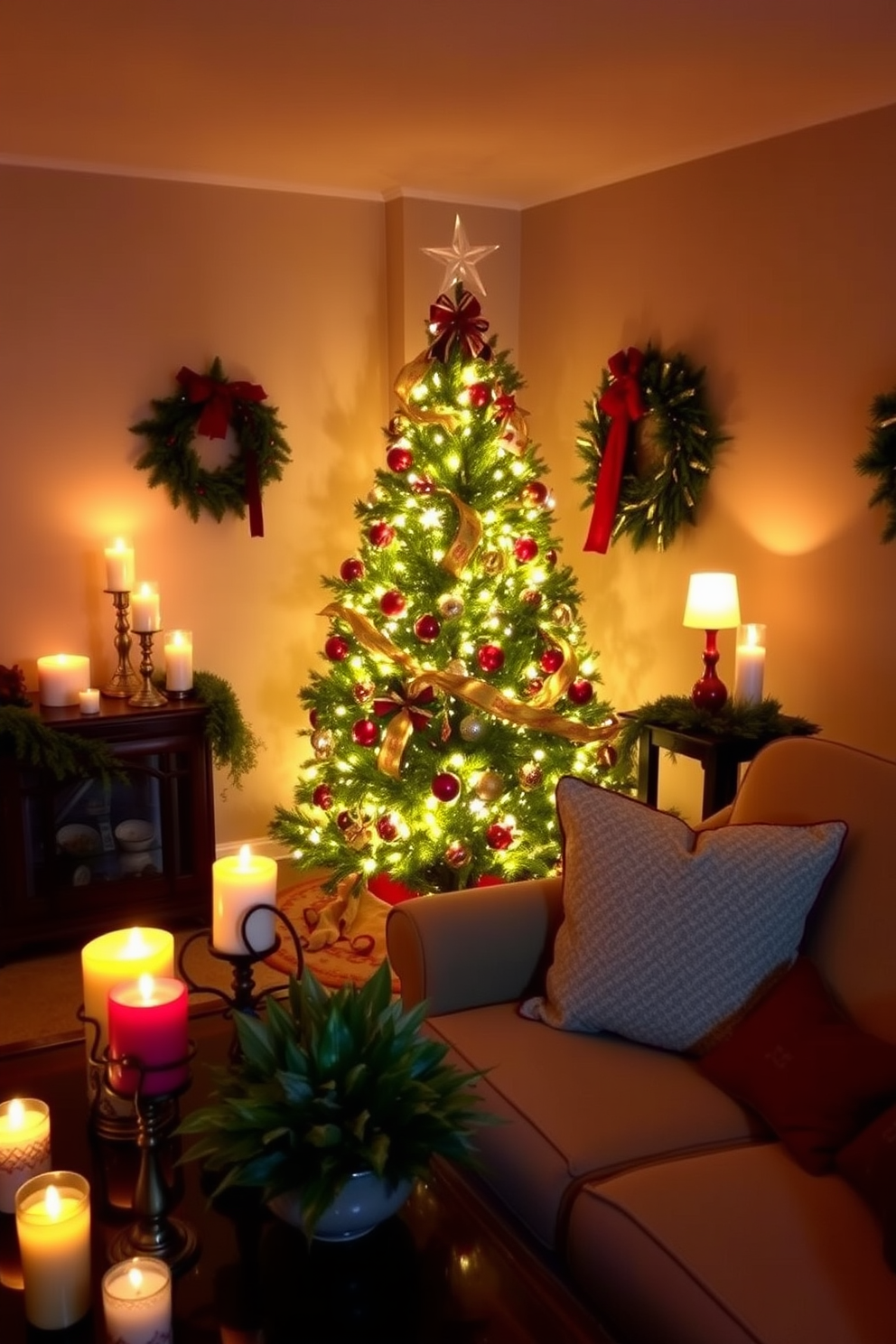 Basement Christmas Decorating Ideas 16