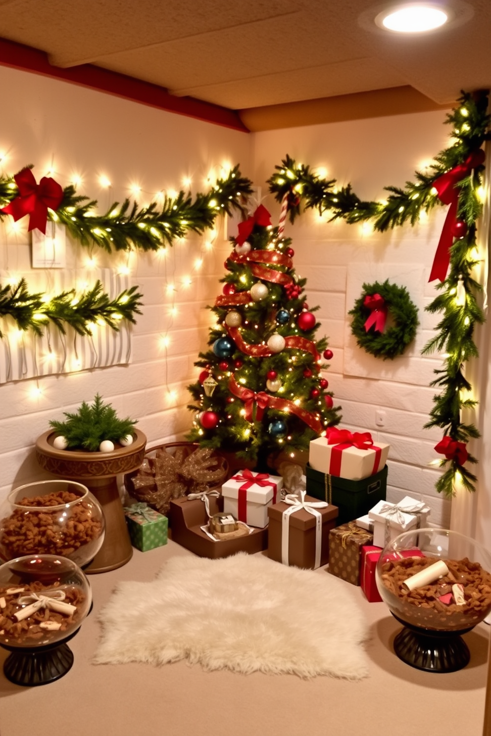 Basement Christmas Decorating Ideas 17