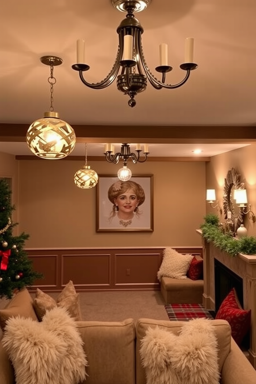 Basement Christmas Decorating Ideas 20