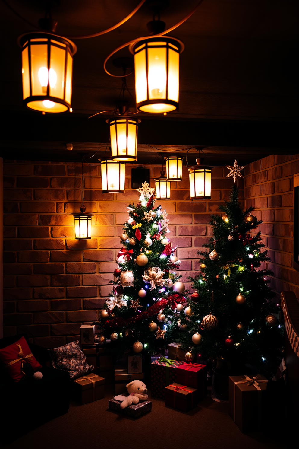 Basement Christmas Decorating Ideas 22