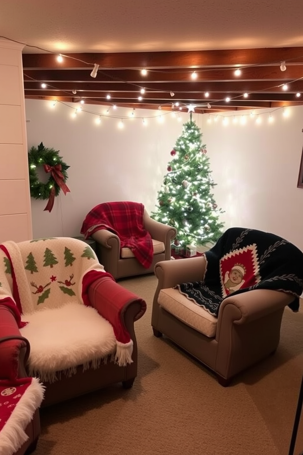 Basement Christmas Decorating Ideas 29