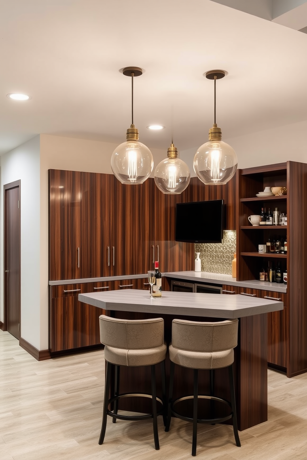 Basement Dry Bar Design Ideas 18