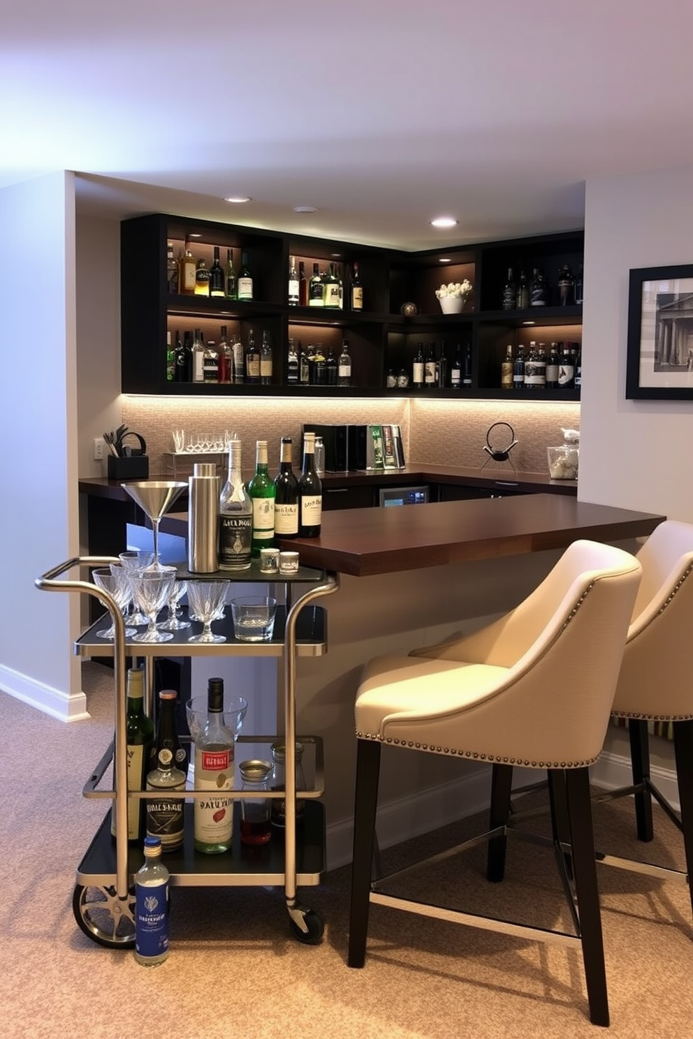 Basement Dry Bar Design Ideas 20