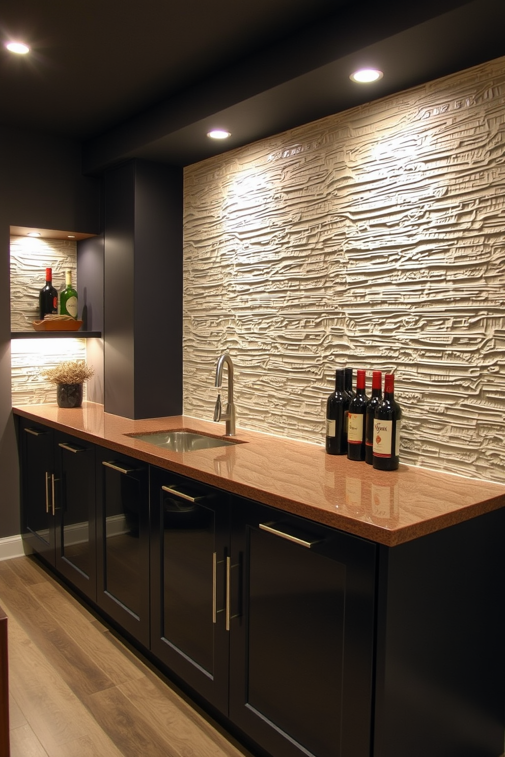 Basement Dry Bar Design Ideas 22