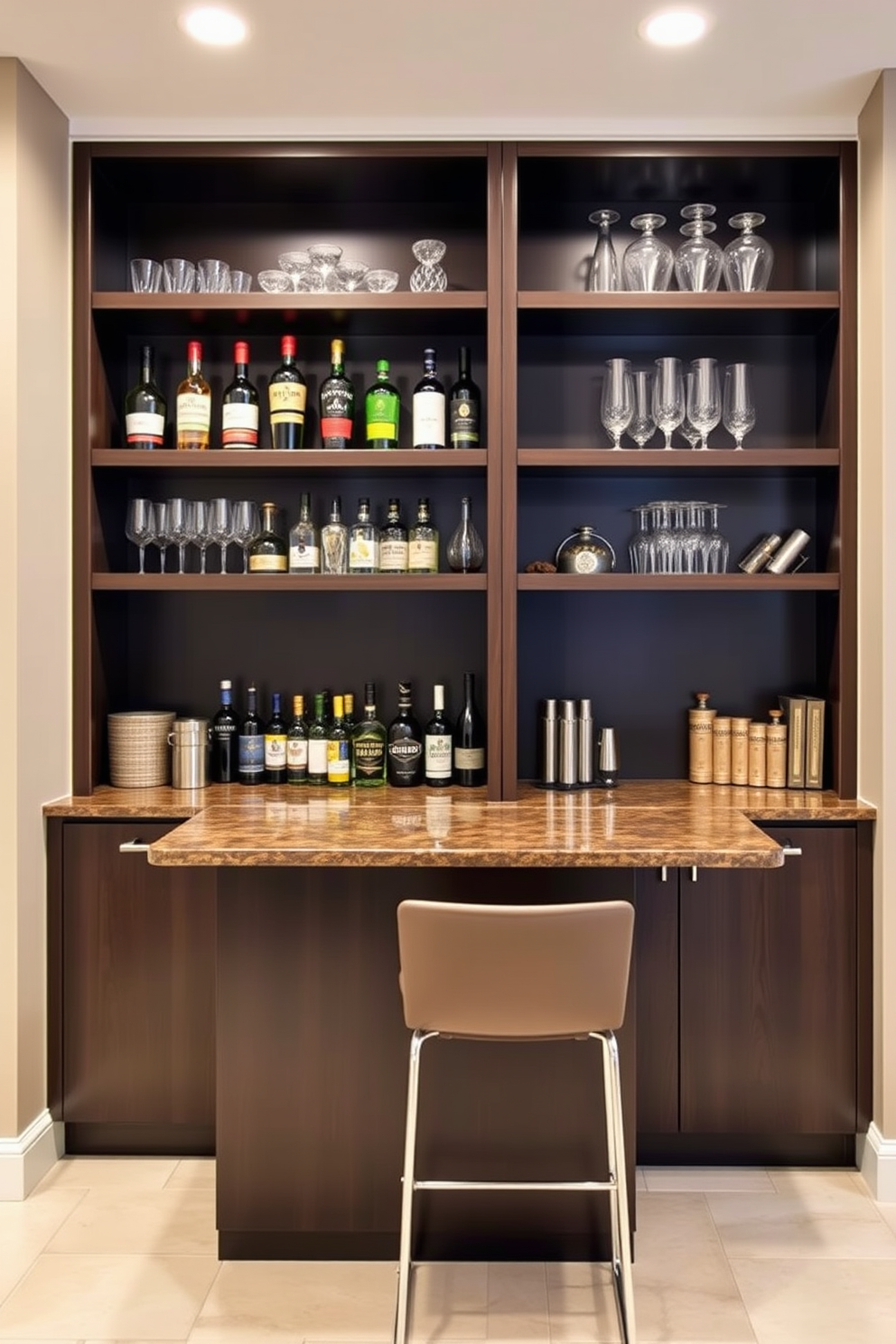 Basement Dry Bar Design Ideas 7