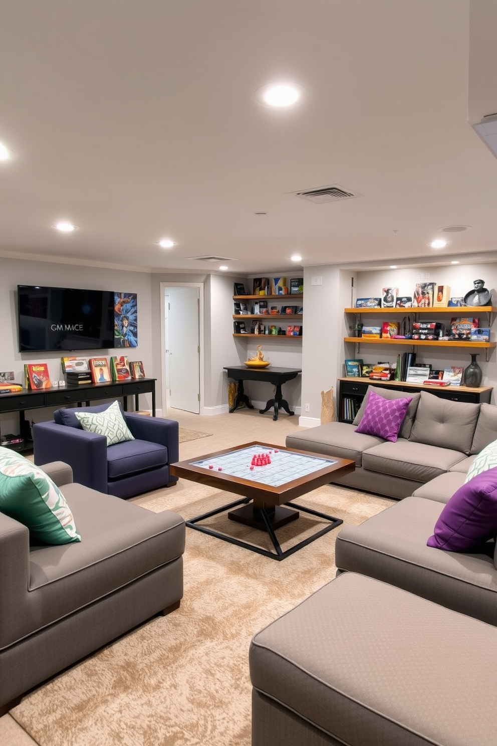 Basement Game Room Design Ideas 17