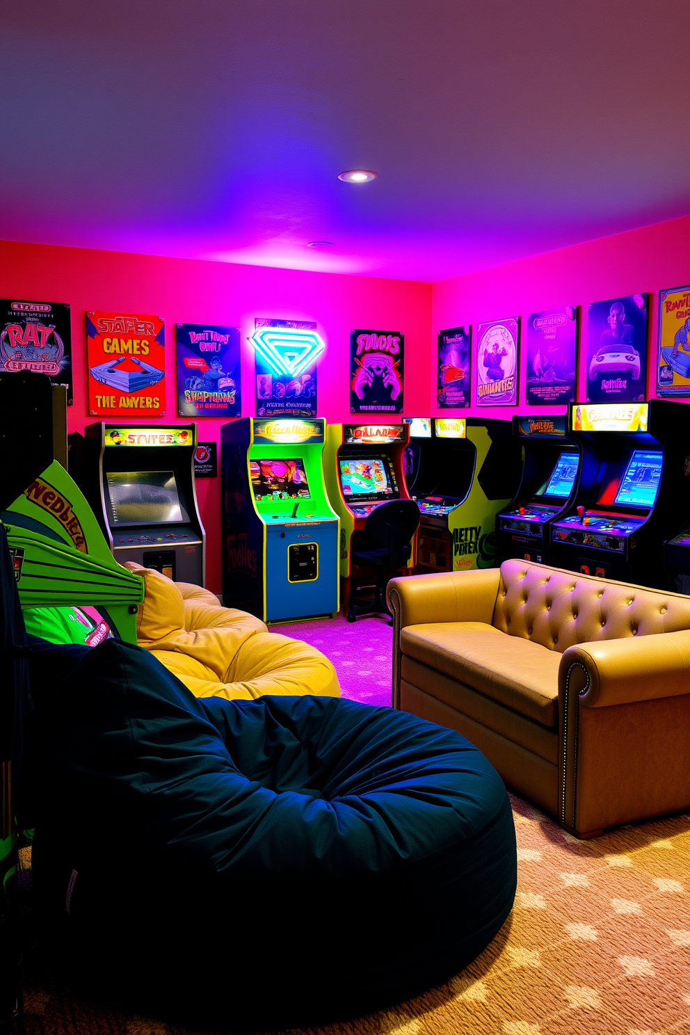 Basement Game Room Design Ideas 2