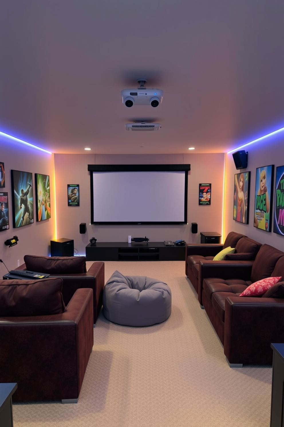 Basement Game Room Design Ideas 3