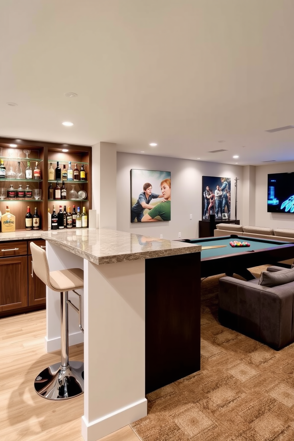 Basement Game Room Design Ideas 7