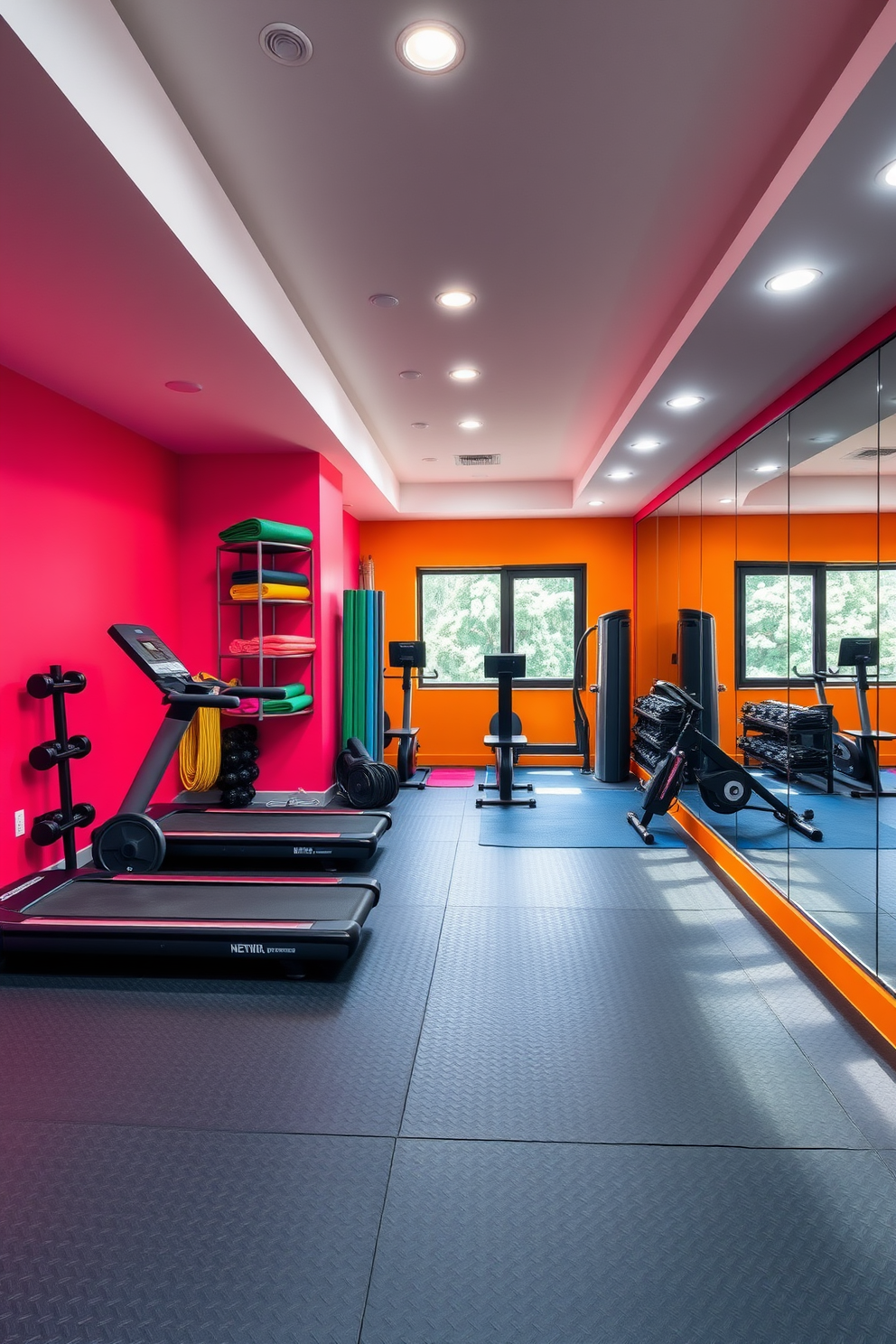 Basement Gym Design Ideas 1