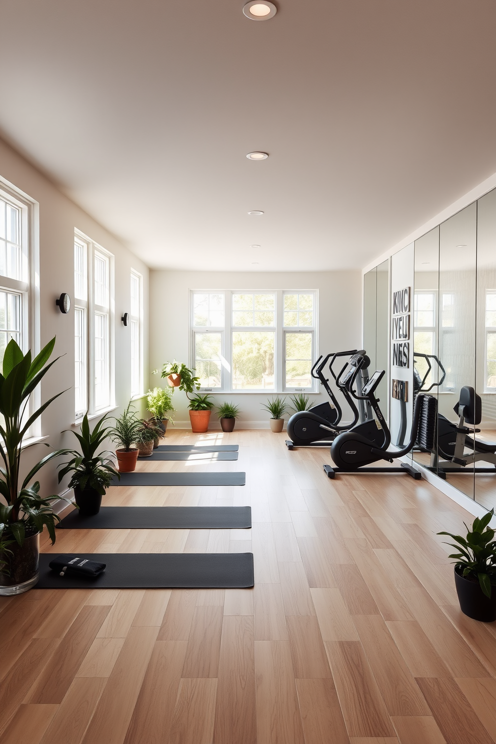 Basement Gym Design Ideas 13