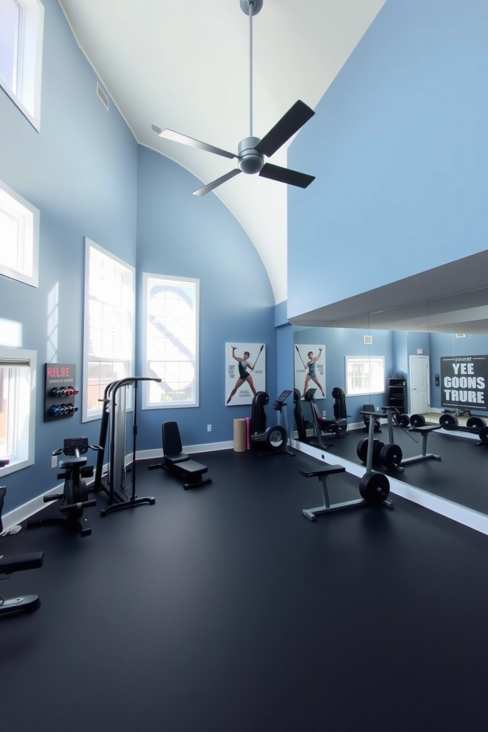 Basement Gym Design Ideas 19