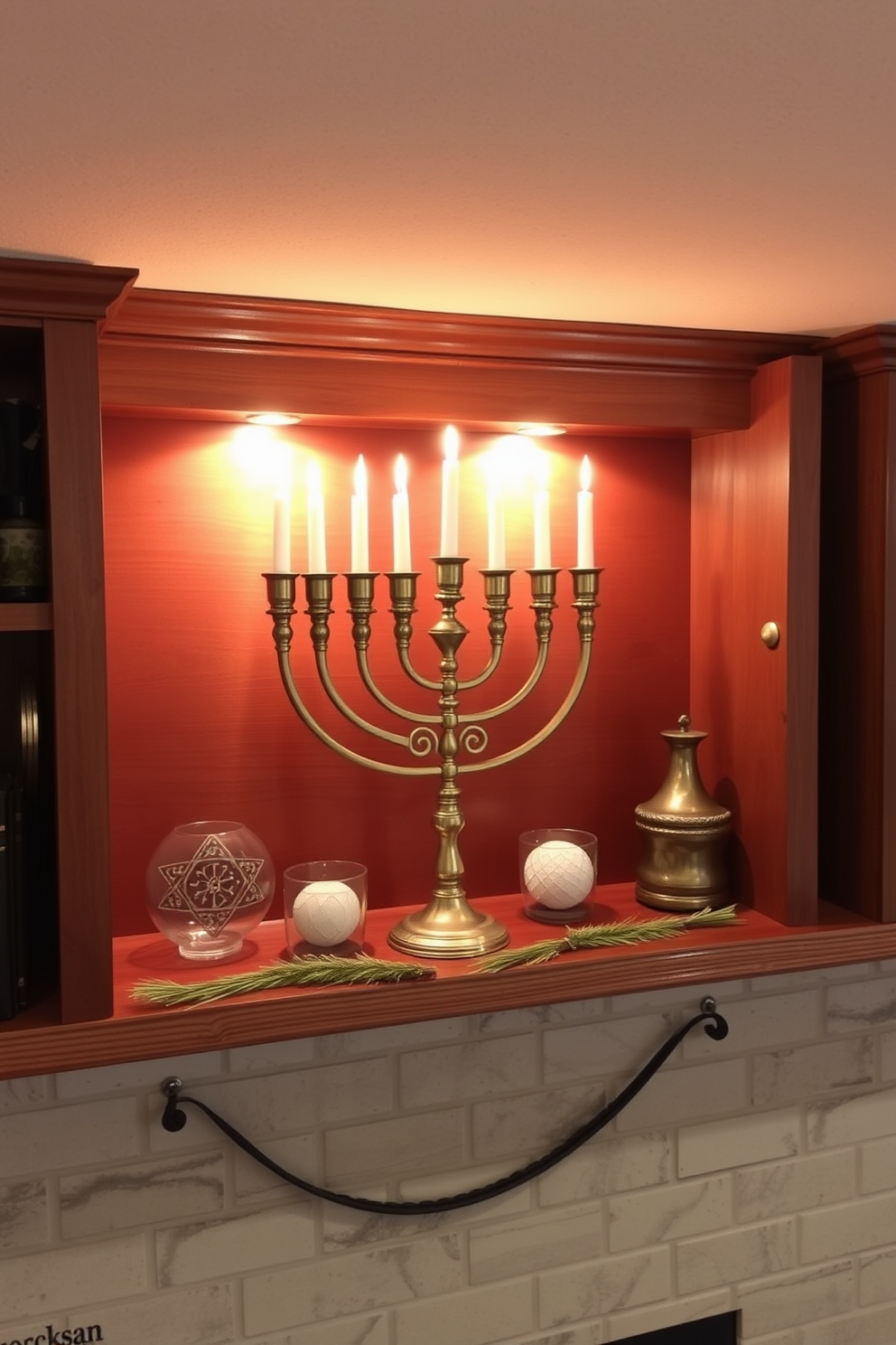 Basement Hanukkah Decorating Ideas 11