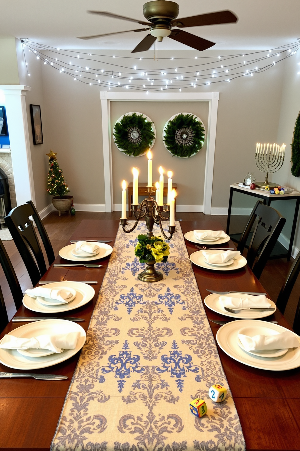 Basement Hanukkah Decorating Ideas 13