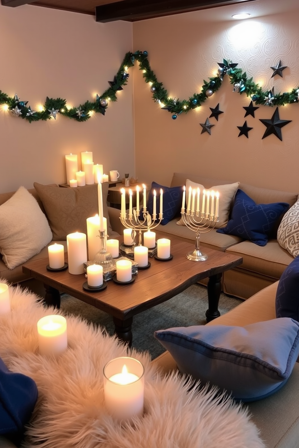 Basement Hanukkah Decorating Ideas 20