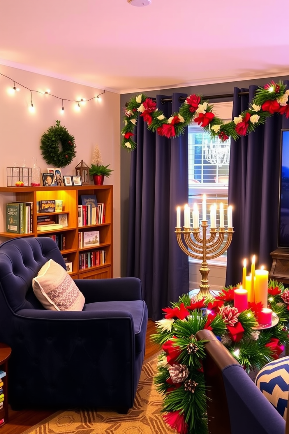 Basement Hanukkah Decorating Ideas 21