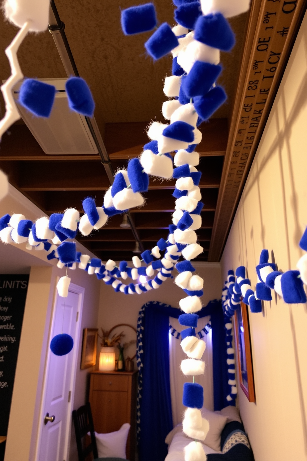 Basement Hanukkah Decorating Ideas 23