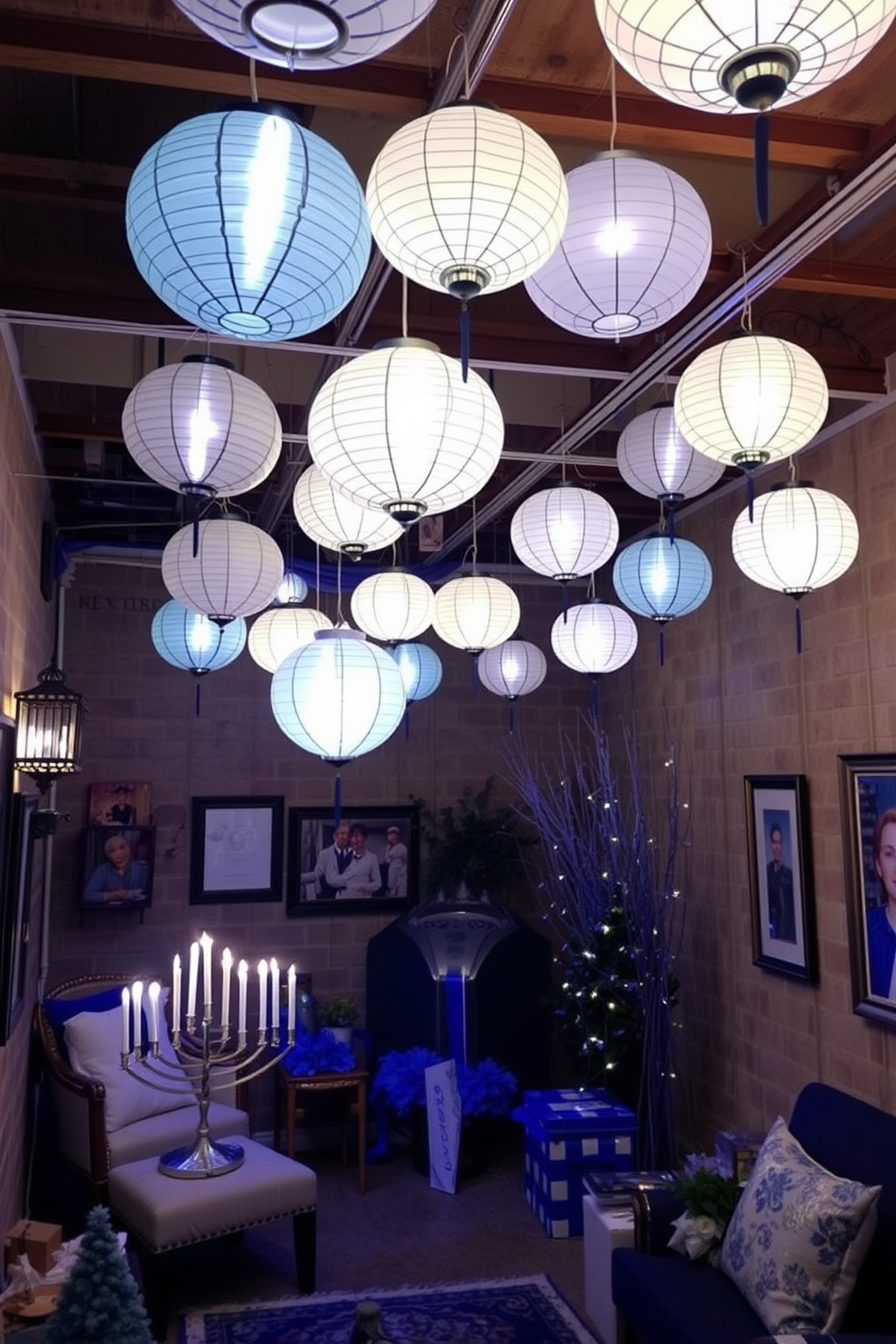 Basement Hanukkah Decorating Ideas 3