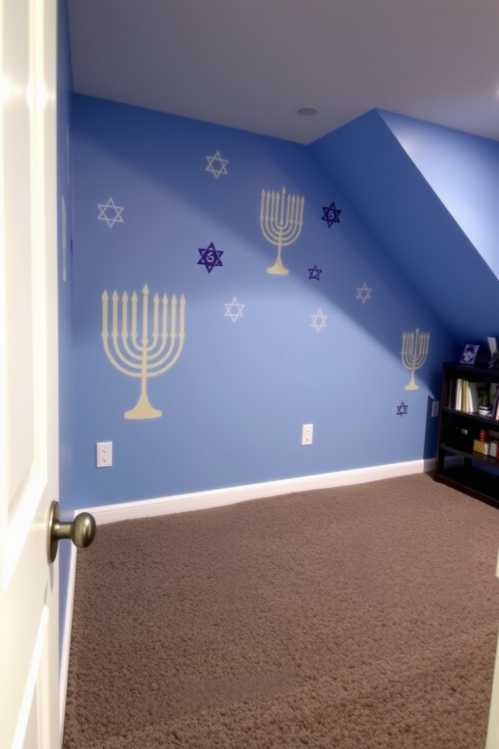 Basement Hanukkah Decorating Ideas 4