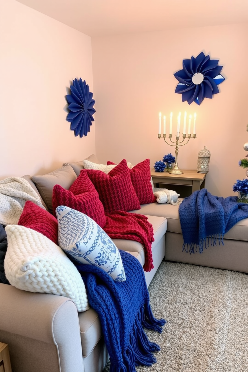 Basement Hanukkah Decorating Ideas 6