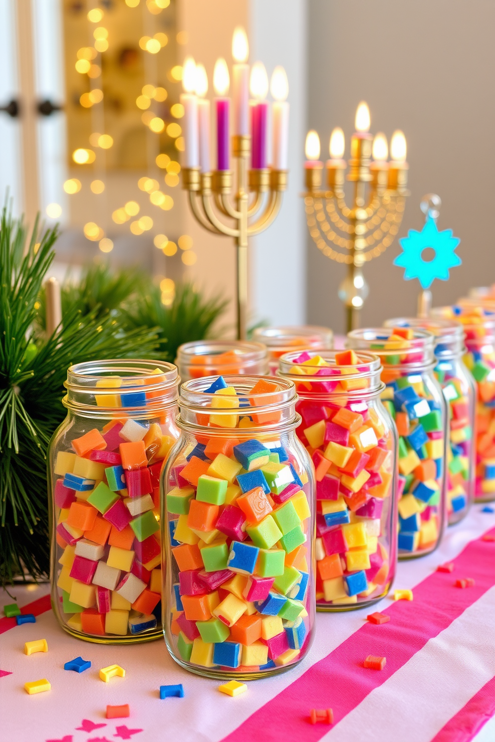 Basement Hanukkah Decorating Ideas 9