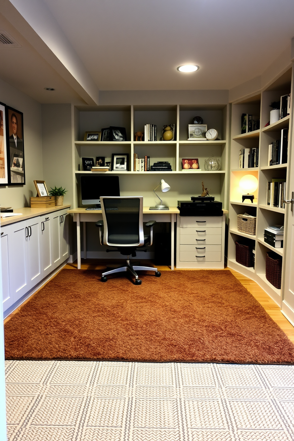 Basement Home Office Design Ideas 19 2