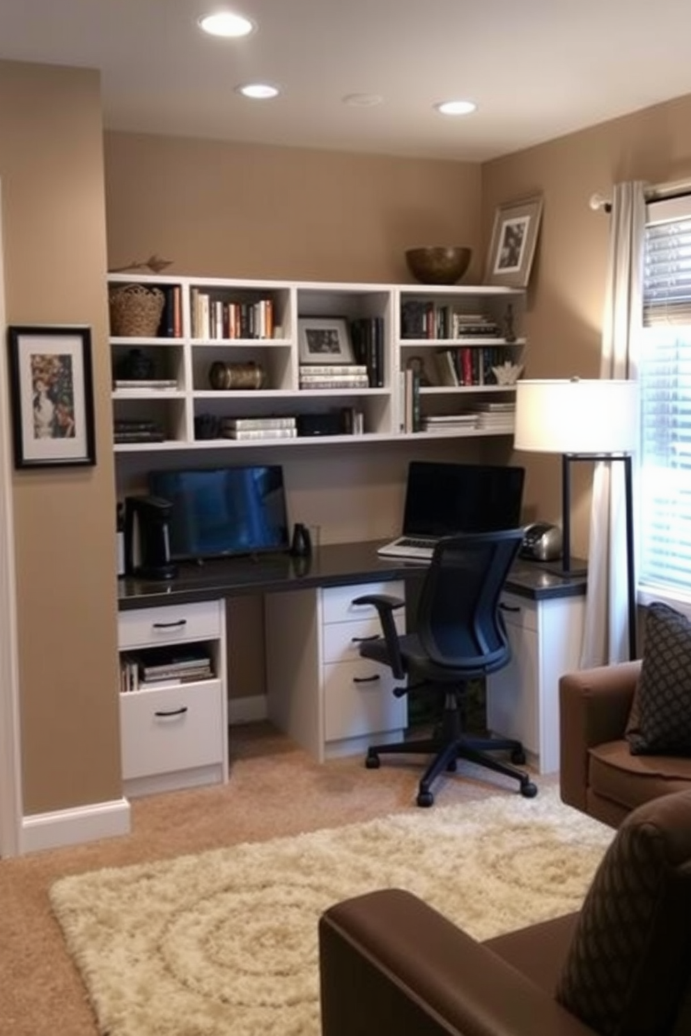 Basement Home Office Design Ideas 23 2