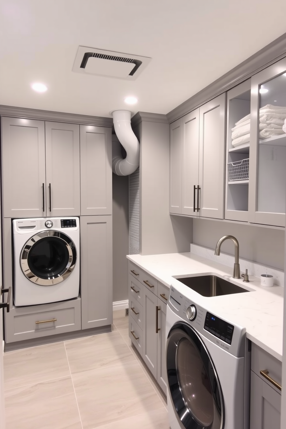 Basement Laundry Room Design Ideas 22